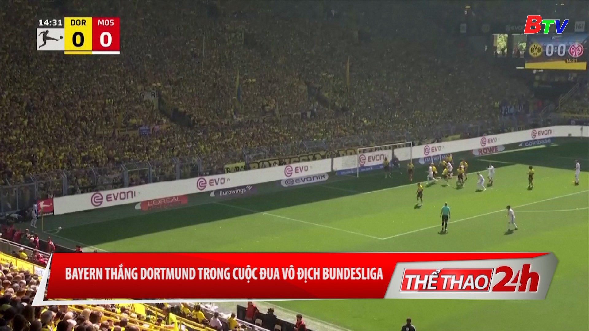 Bayern thắng Dortmund trong cuộc đua vô địch Bundesliga